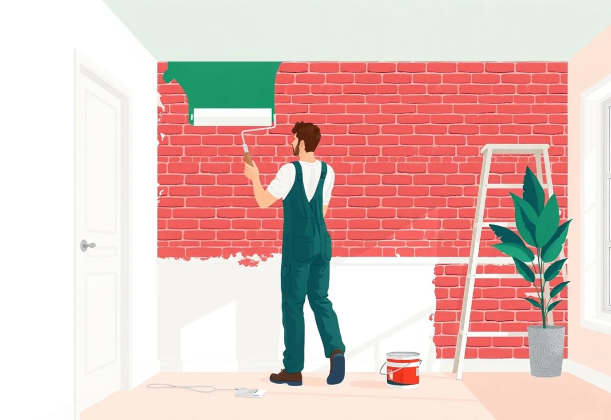 Peintre Meylan 38240 en intervention sur un chantier